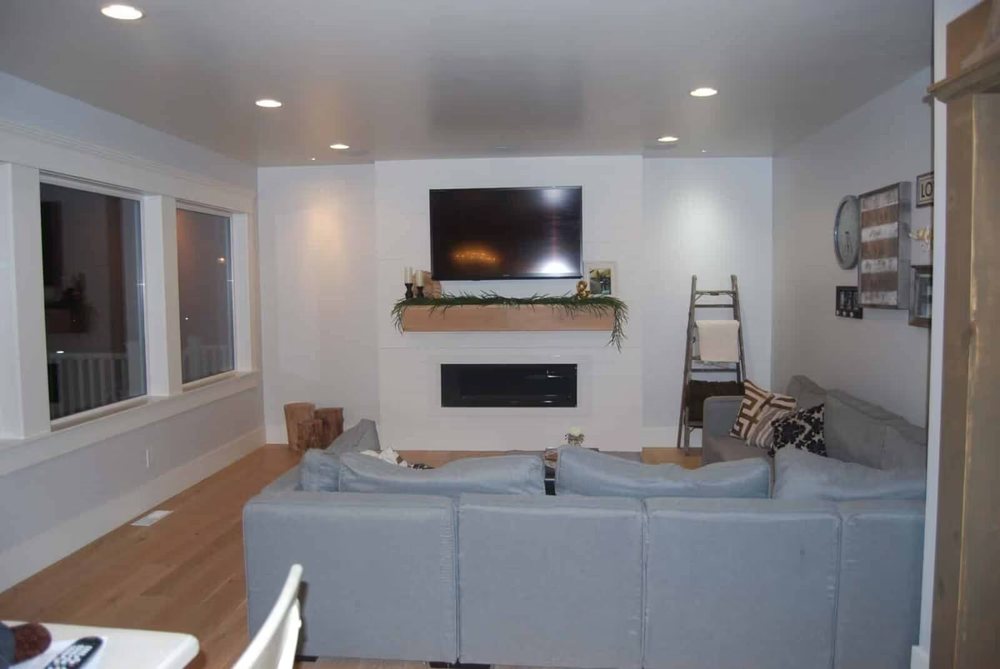 Utah finished basement project photo