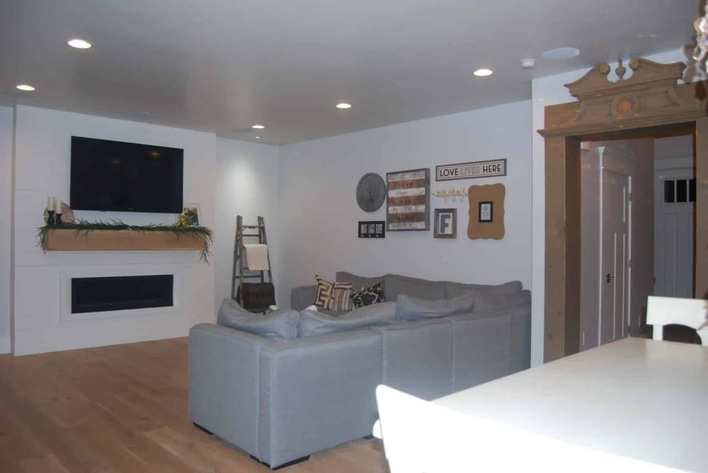 Utah finished basement project photo