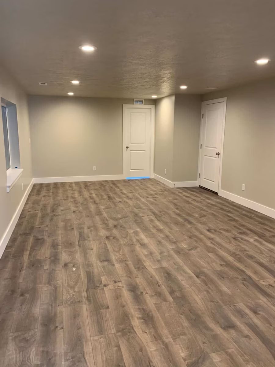 Finished basement project photo 44