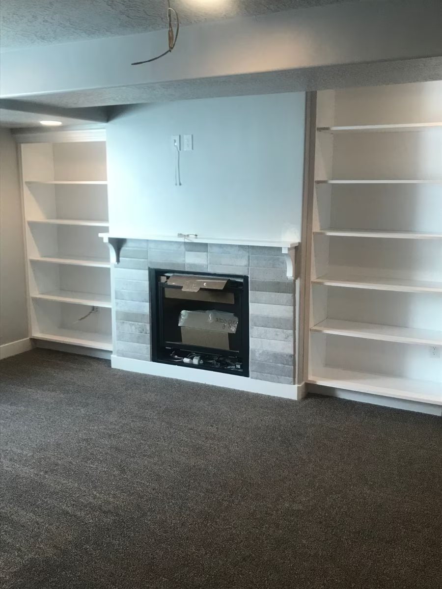 Finished basement project photo 48