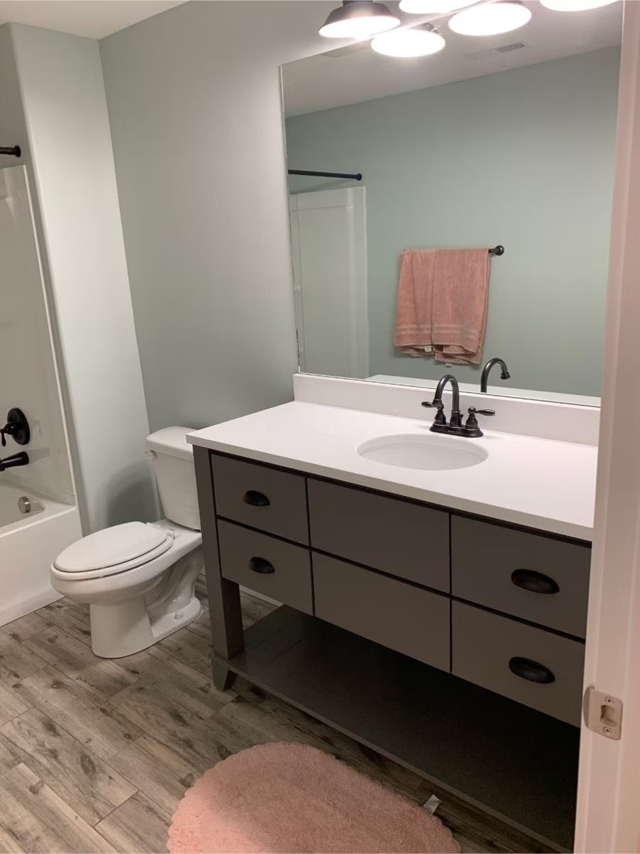 Finished basement project photo 57