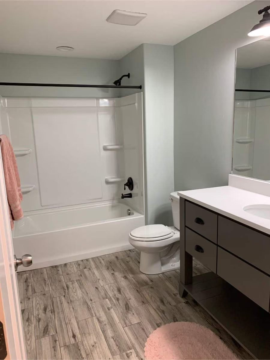 Finished basement project photo 58