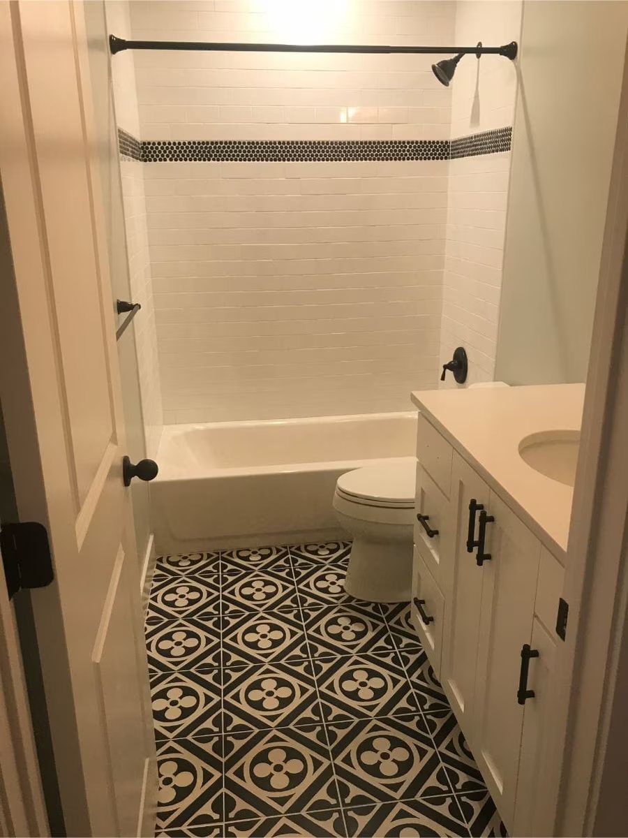Finished basement project photo 61