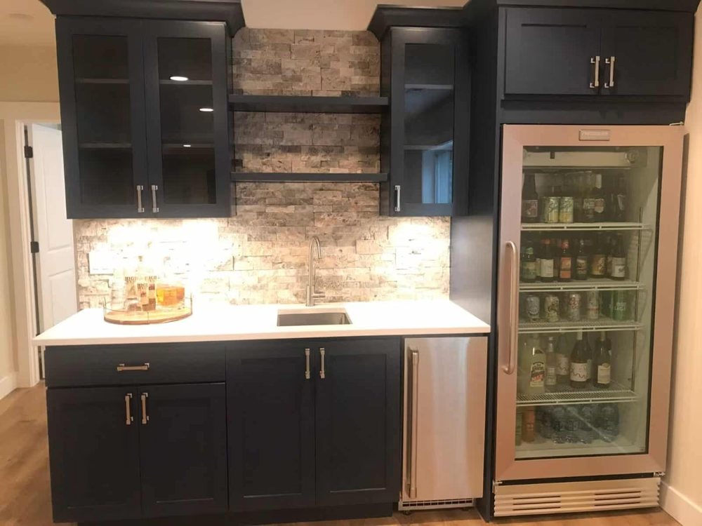Finished basement project photo 62