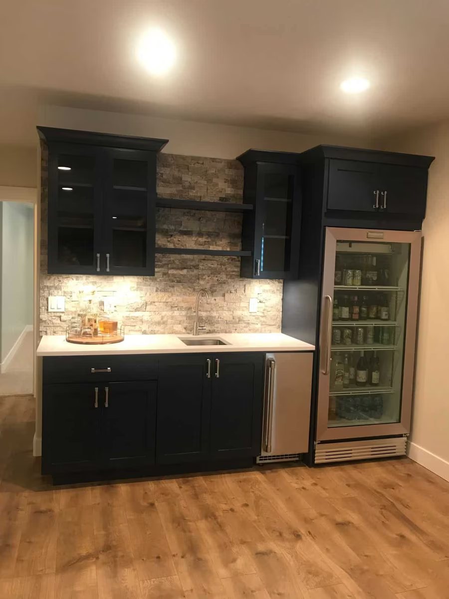 Finished basement project photo 63
