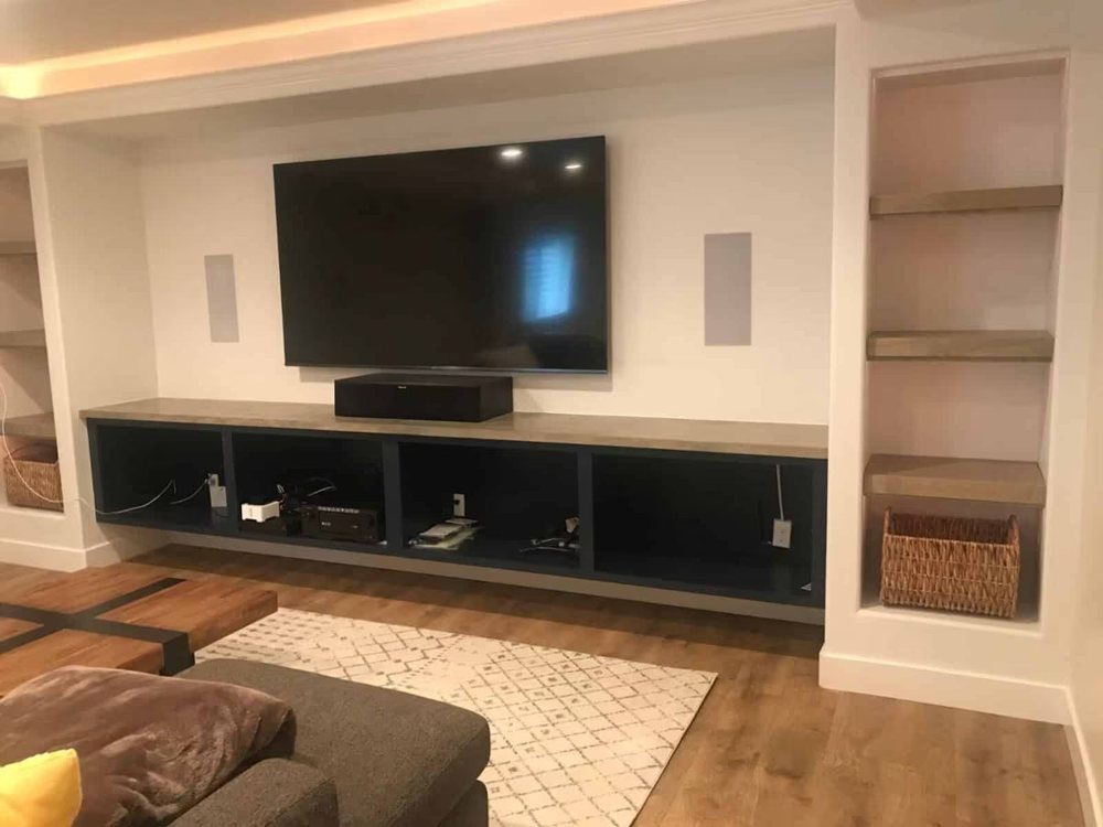Finished basement project photo 68