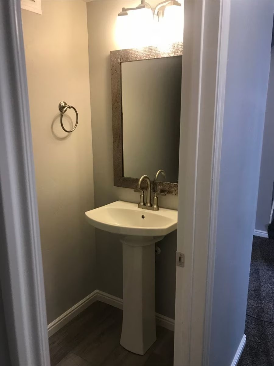 Finished basement project photo 70