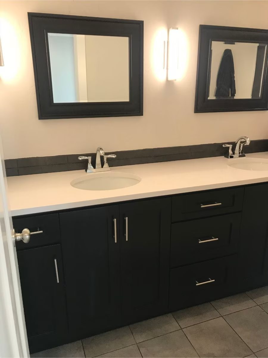 Finished basement project photo 74