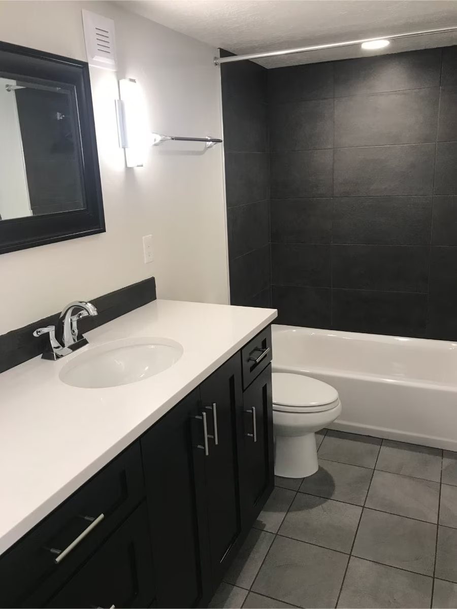 Finished basement project photo 75