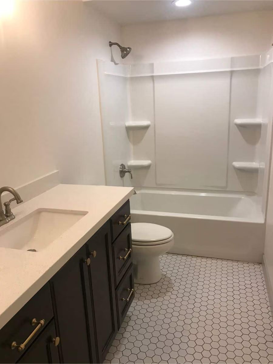 Finished basement project photo 84