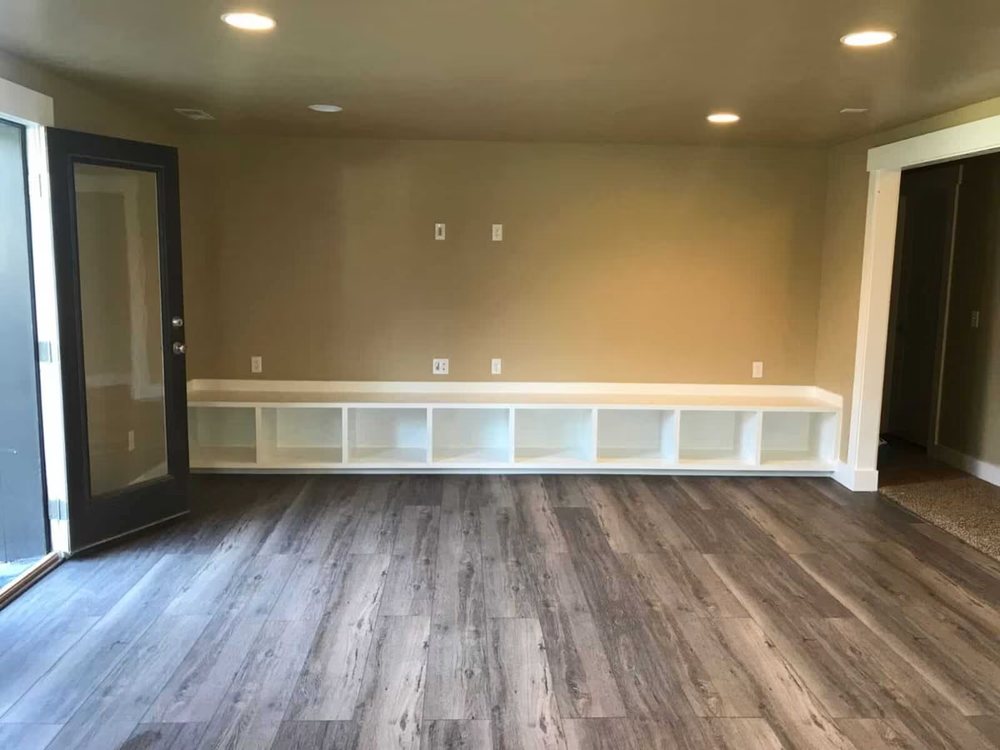 Finished basement project photo 95