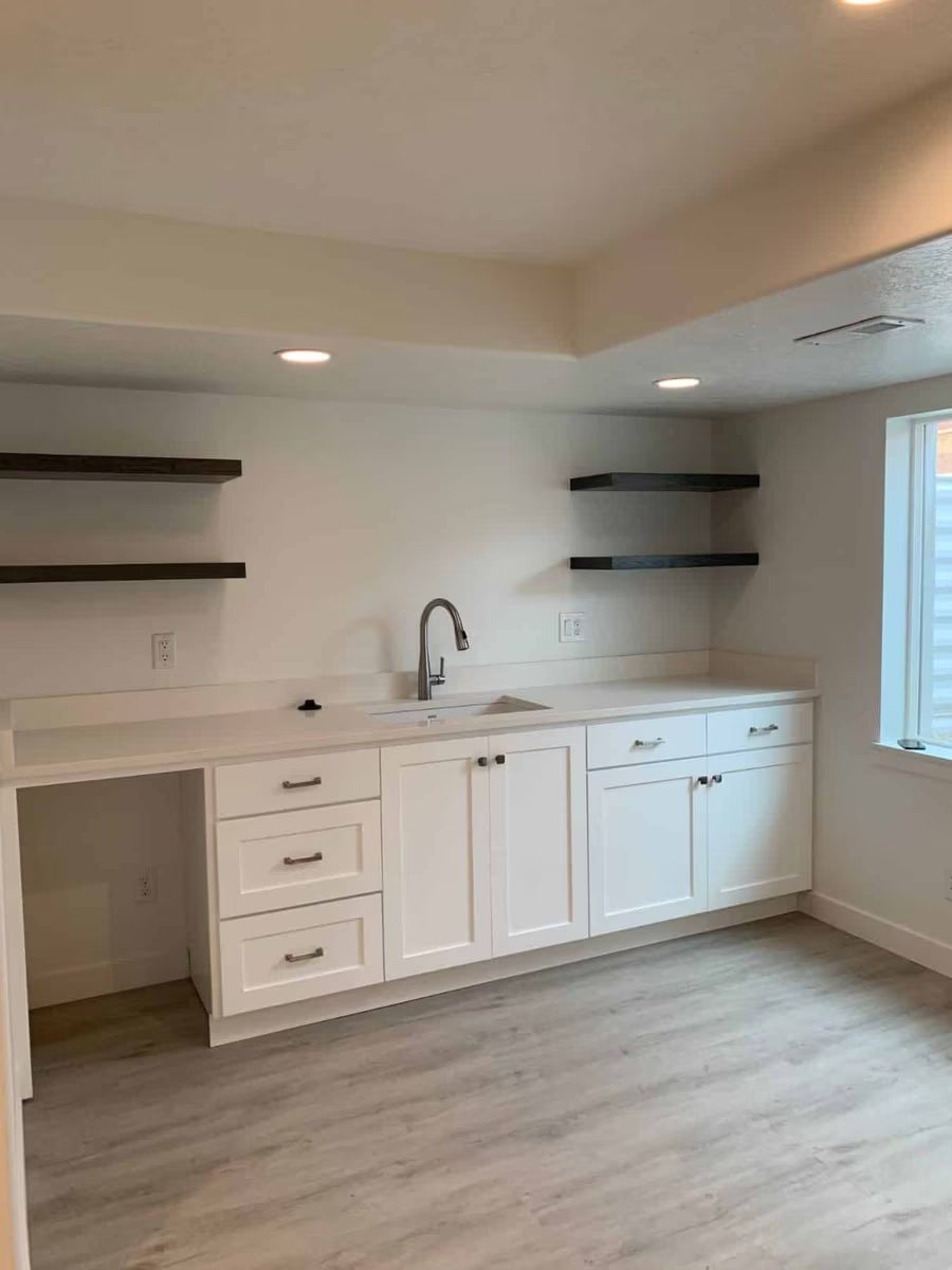 Finished basement project photo 100
