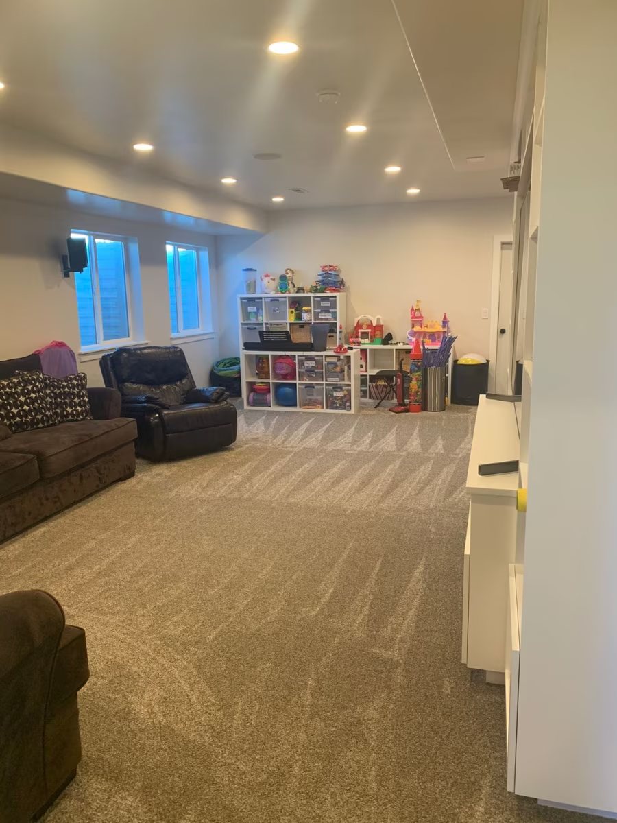 Finished basement project photo 110