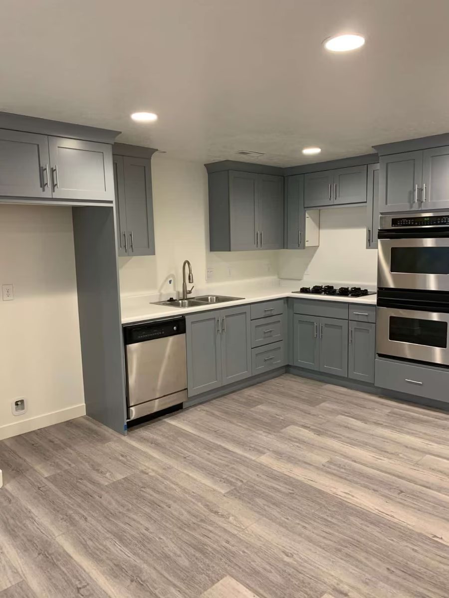Finished basement project photo 118
