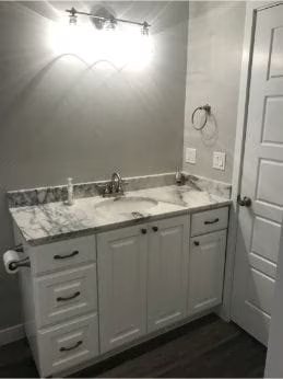 Finished basement project photo 130