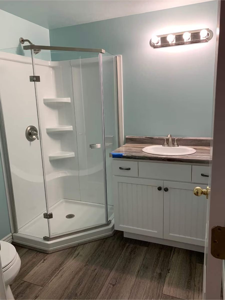 Finished basement project photo 142